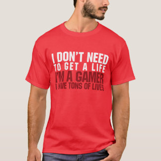 T-shirt Je suis un Gamer