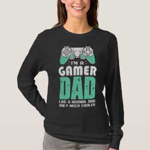 T-shirt Je suis un gamer Papa Jeux Vidéo Fan Célébrer le P