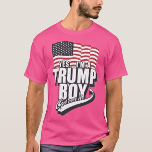T-shirt Je Suis Un Garçon Trump Élections Présidentielles