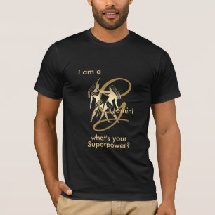 T-shirt Je suis un ♌ Gemini - Quel est votre Superpower ?