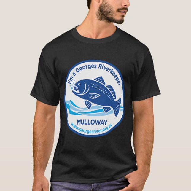 T-shirt Je suis un Georges Riverkeeper - Mulloway (Devant)