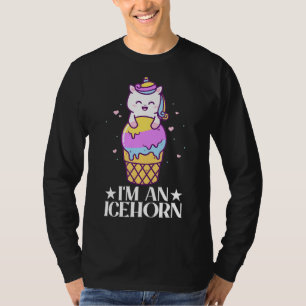 T-shirt Je suis un glacier Crème de glace Unicorn Popsicle