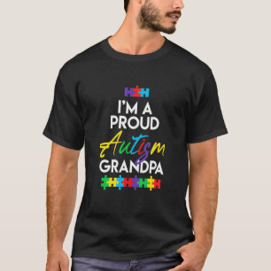 T-shirt Je suis un grand-père autiste fier, des hommes au 