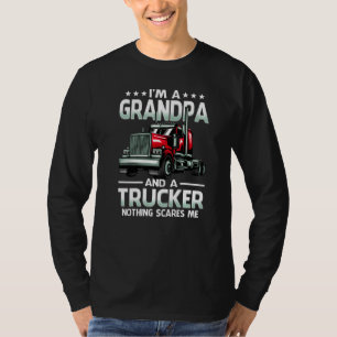 T-shirt Je suis un grand-père et camionneur rien ne me fai
