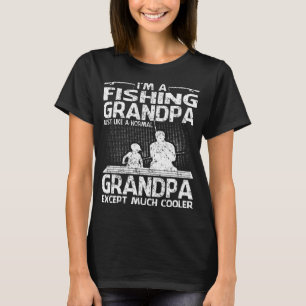 T-shirt Je suis un GRANDPA de pêche comme un GRANDPA norma