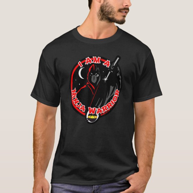 T-shirt Je Suis Un Guerrier Ninja (Devant)