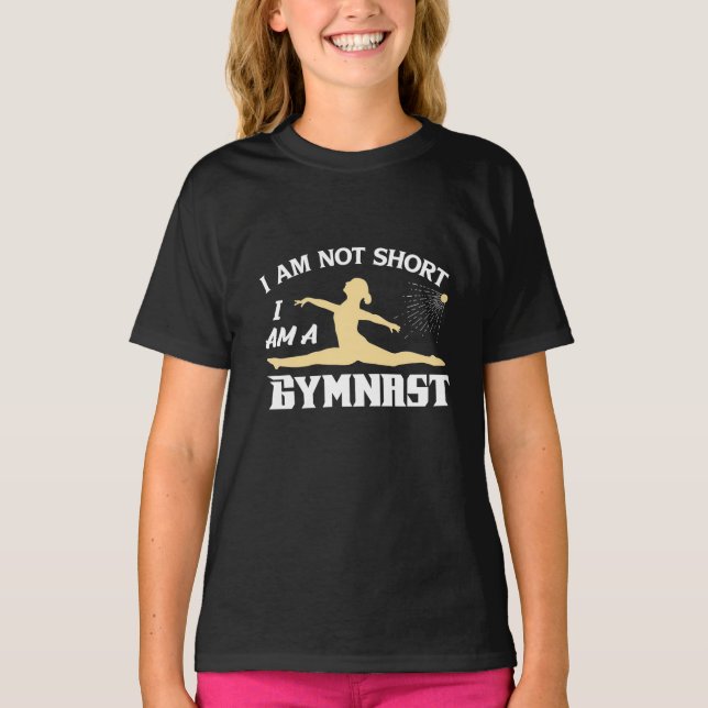 T-shirt Je Suis Un Gymnaste (Devant)