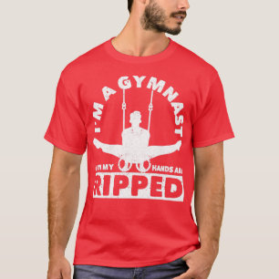 T-shirt Je suis un gymnaste Même mes mains sont déchirées