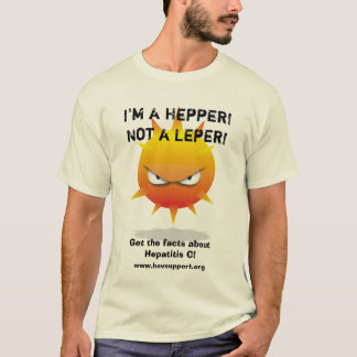 T-shirt Je suis un Hepper ! Pas un lépreux !