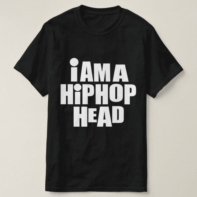 T-shirt Je suis un HipHop Head (Design devant)