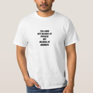 T-shirt Je suis un homme