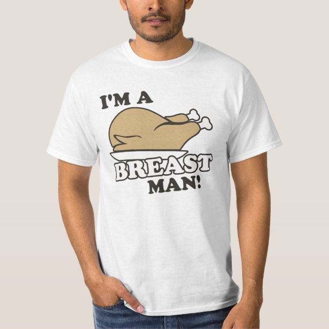 T-shirt Je suis un homme du sein turc (Devant)