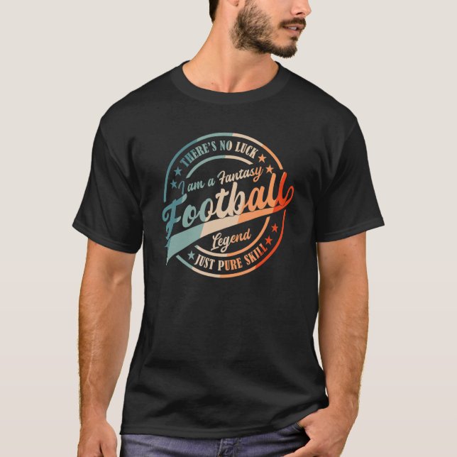 T-shirt Je Suis Un Imaginaire Football Legend Retro Imagin (Devant)