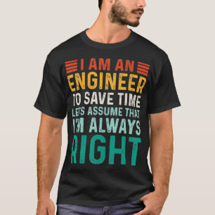 T-shirt Je Suis Un Ingénieur Drôle Ingénieur Ingénieur Pou