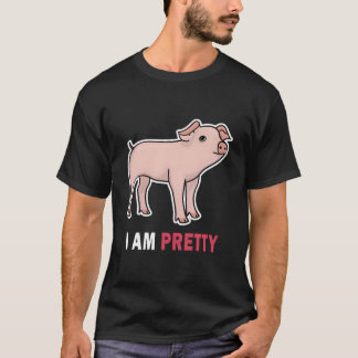 T-shirt Je suis un joli petit cochon fier
