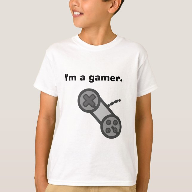T-shirt Je suis un joueur (Devant)