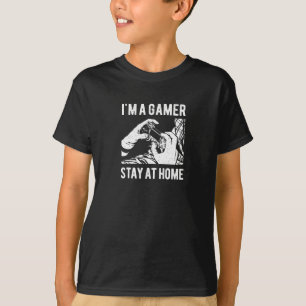 T-shirt Je suis un joueur à la maison