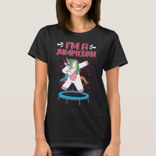 T-shirt Je suis Un Jumpicorn Unicorn Trampoline Fitness Ju