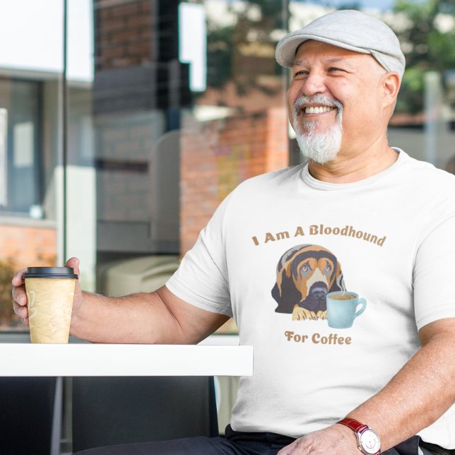 T-shirt Je Suis un Limier pour le Café (Créateur téléchargé)