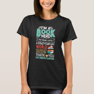 T-shirt Je suis un livre Lecture Nerd pour livre