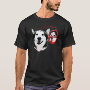 T-shirt Je suis un Malamute, je ne suis pas un costaud