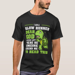T-shirt Je Suis Un Marathon Lent Courir La Tortue Marathon