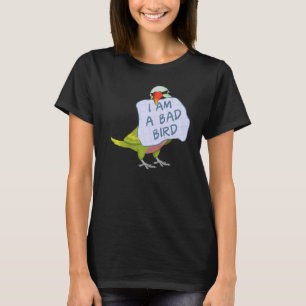 T-shirt Je Suis Un Mauvais Oiseau Je Drôle Moustache Parak