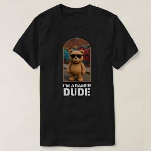 T-shirt Je Suis Un Mec Joueur Ourson Art Cool
