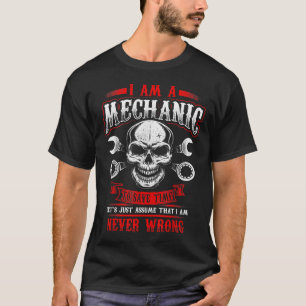 T-shirt Je suis un mécanicien drôle singe de graisse