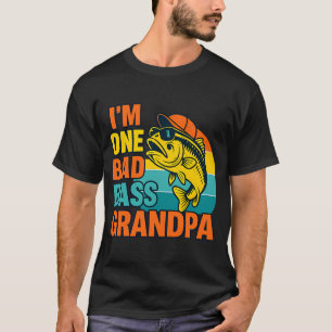 T-shirt Je suis un méchant grand-père de basse drôle Grand
