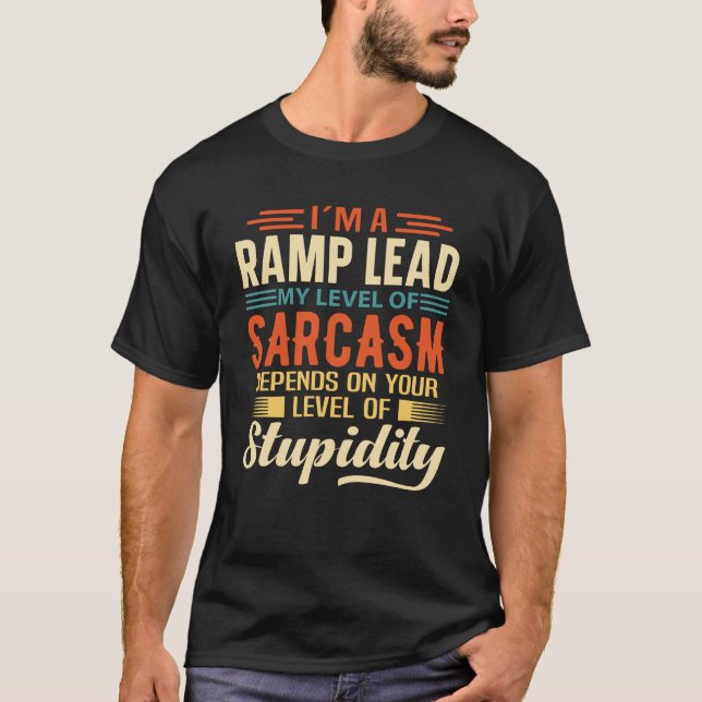 T-shirt Je suis un meneur de rampe (Devant)
