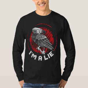 T-shirt Je suis un menteur Les oiseaux sont de fausses pla