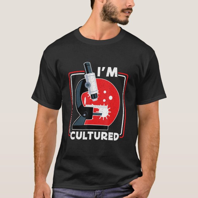 T-shirt Je suis un microbiologiste de laboratoire scientif (Devant)