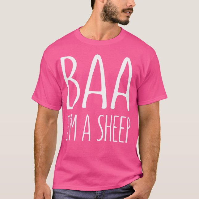 T-shirt Je Suis Un Mouton. (Devant)