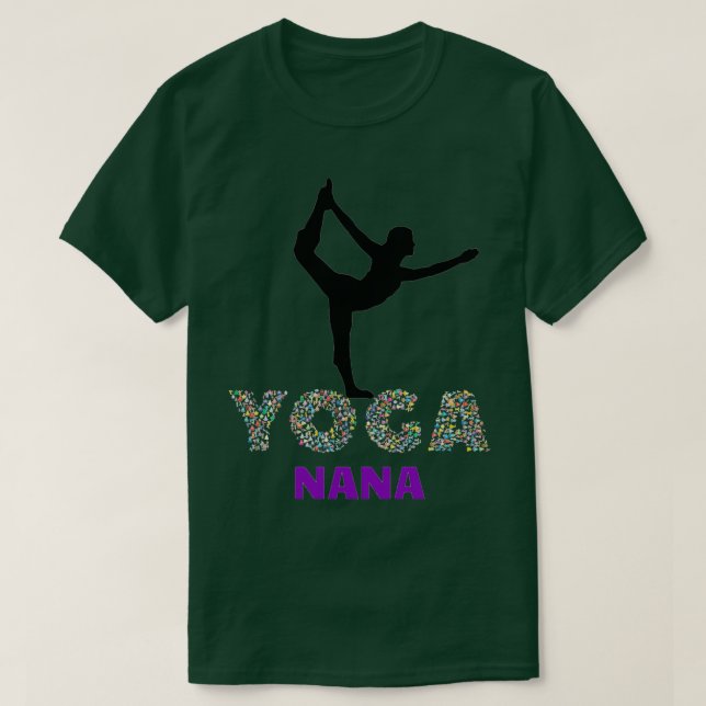 T-SHIRT JE SUIS UN NANA YOGA (Design devant)