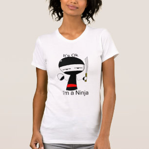 T-shirt Je suis un Ninja (les dames)