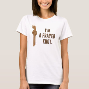 T-shirt Je suis un noeud frangé