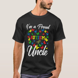 T-shirt Je suis un oncle fier de l'autisme, journée de sen