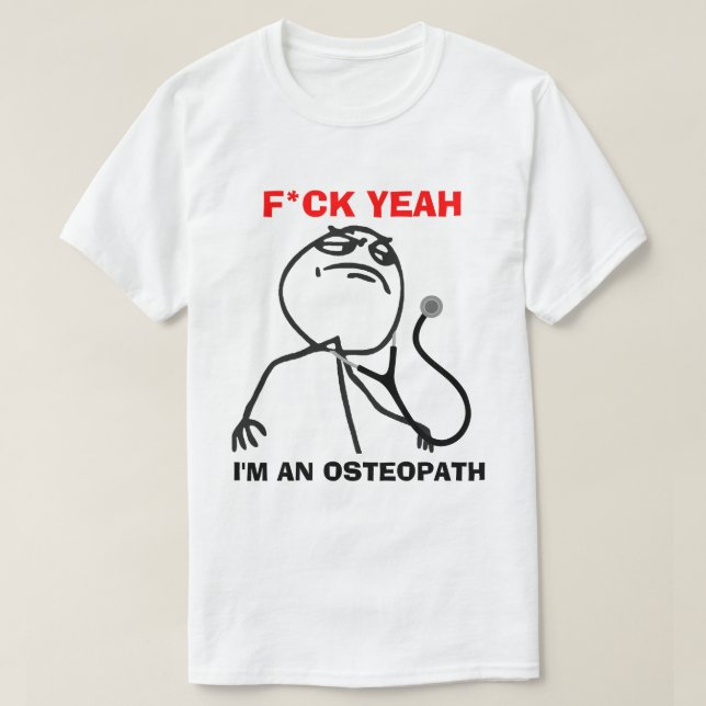 T-shirt Je suis un ostéopathe (Design devant)