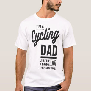 T-shirt Je suis un papa cycliste