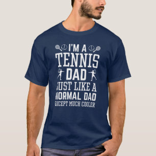 T-shirt Je suis un papa de tennis