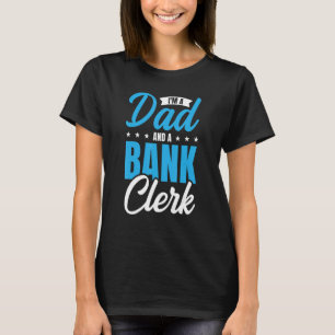 T-shirt Je suis un papa et un commis de banque Librairie B
