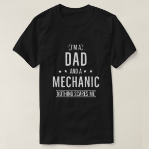 T-shirt Je Suis Un Papa Et Un Mécanicien Rien Ne Me Fait 