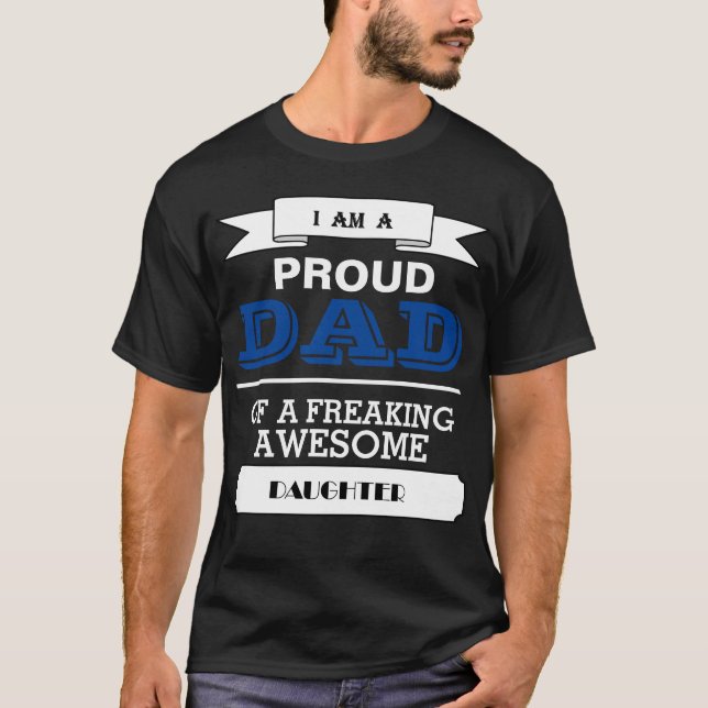 T-SHIRT JE SUIS UN PAPA FIER (Devant)