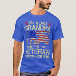 T-shirt Je suis un papa, grand-père et vétéran du Vietnam