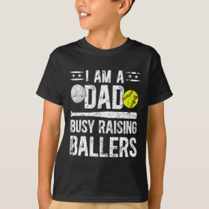 T-shirt Je suis un papa occupé à élever des enfants, papa