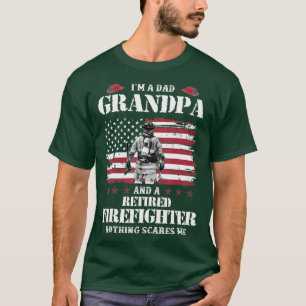 T-shirt Je Suis Un Papa, Un Grand-Père Et Des Pères Pompie