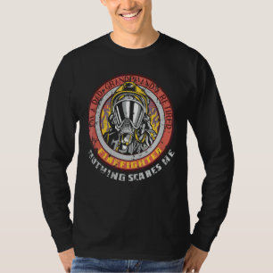 T-shirt Je Suis Un Papa, Un Papi Et Un Pompier Rien N'A Pe