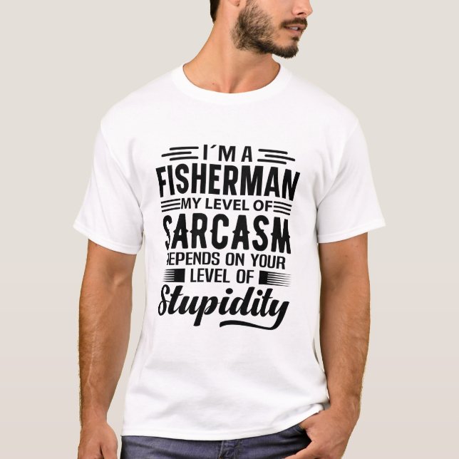 T-shirt Je suis un pêcheur (Devant)