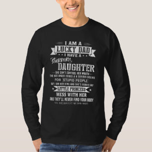 T-shirt Je Suis Un Père Chanceux J'Ai Des Pères Filles Stu
